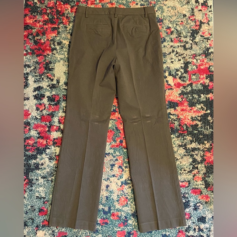 Talbots Olive Green Straight Leg Pants - Picture 4 of 9